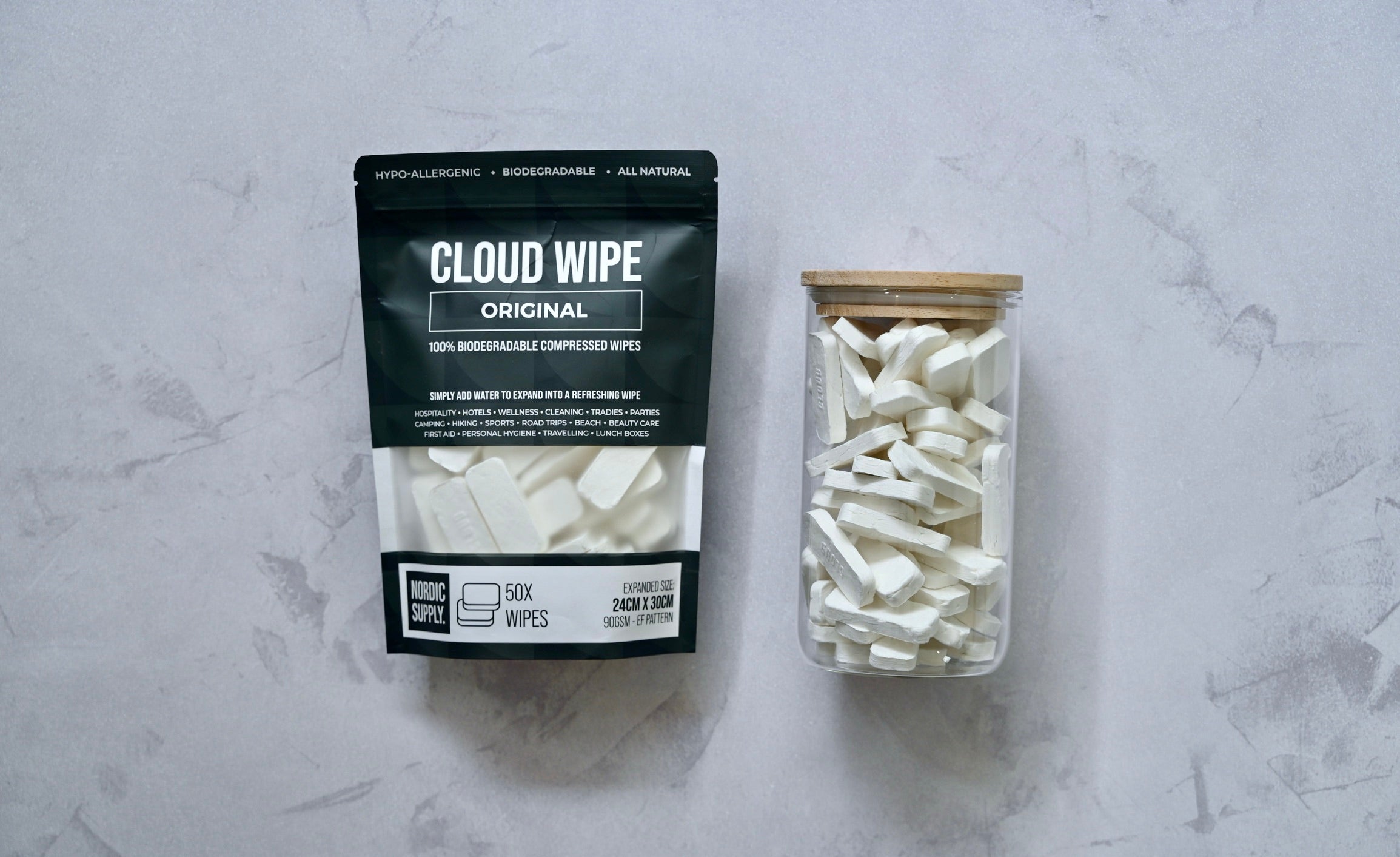 Cloud Wipe Original  50 Wipes/bag